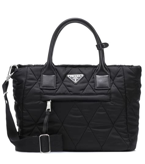 prada quilted handbag|Prada nylon quilted handbag.